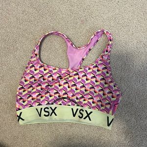 VICTORIA SECRET Pattern Sports Bra Size M